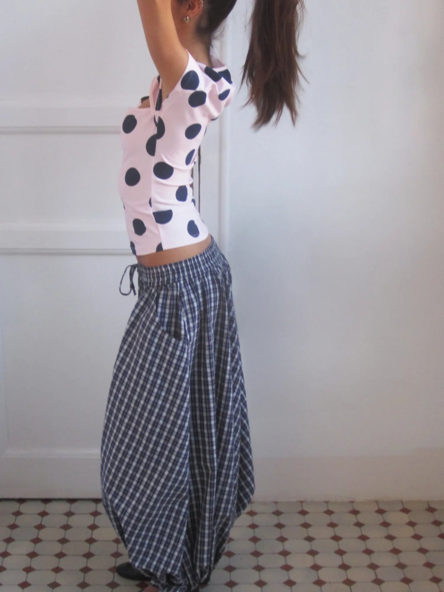 Lotus Polka Dots Top