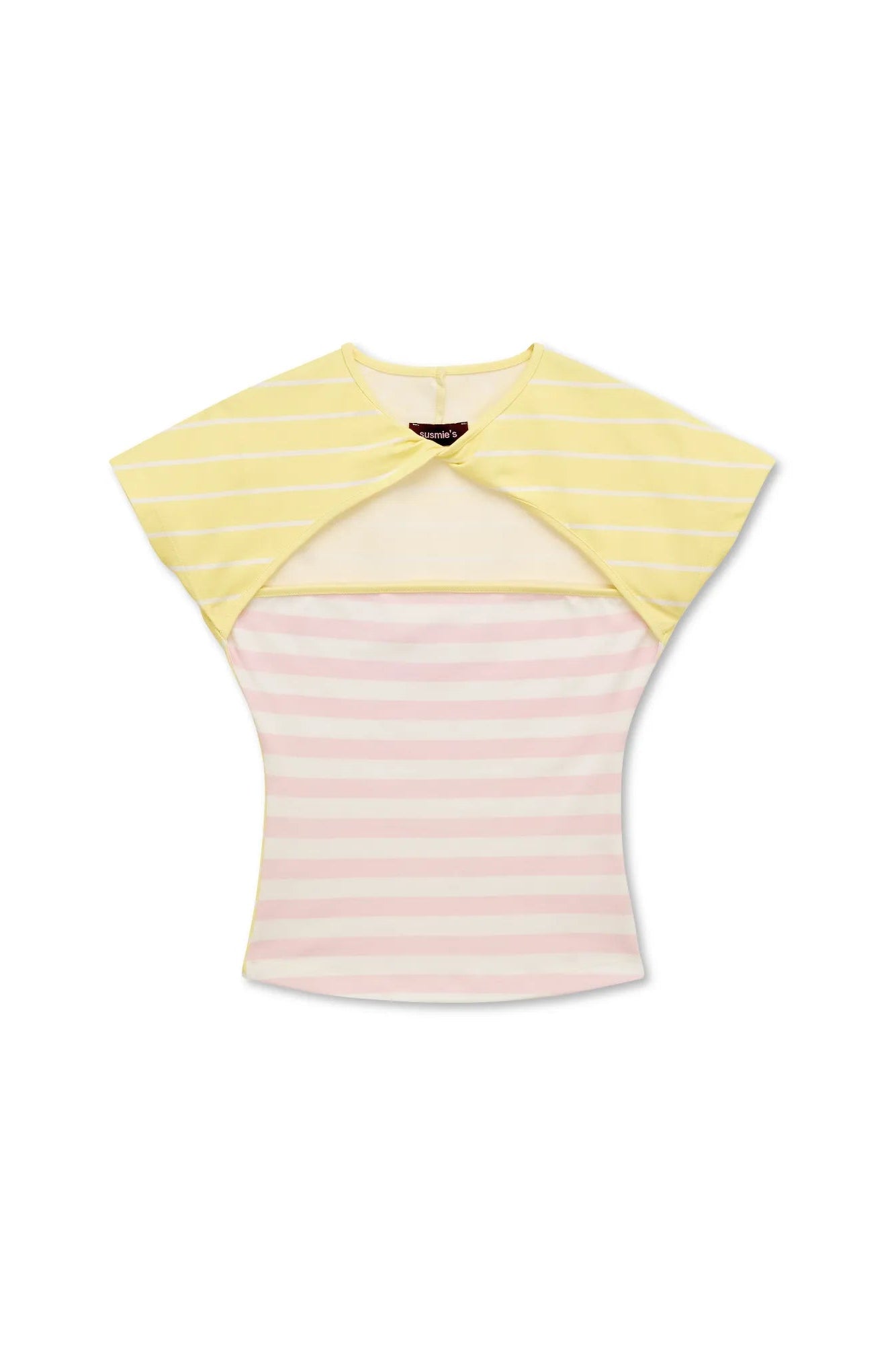 Lotus Stripe Dots Top