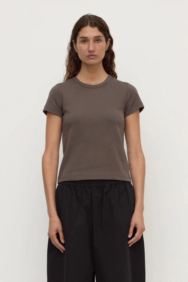 Lyla Cap Sleeve Tee Bark