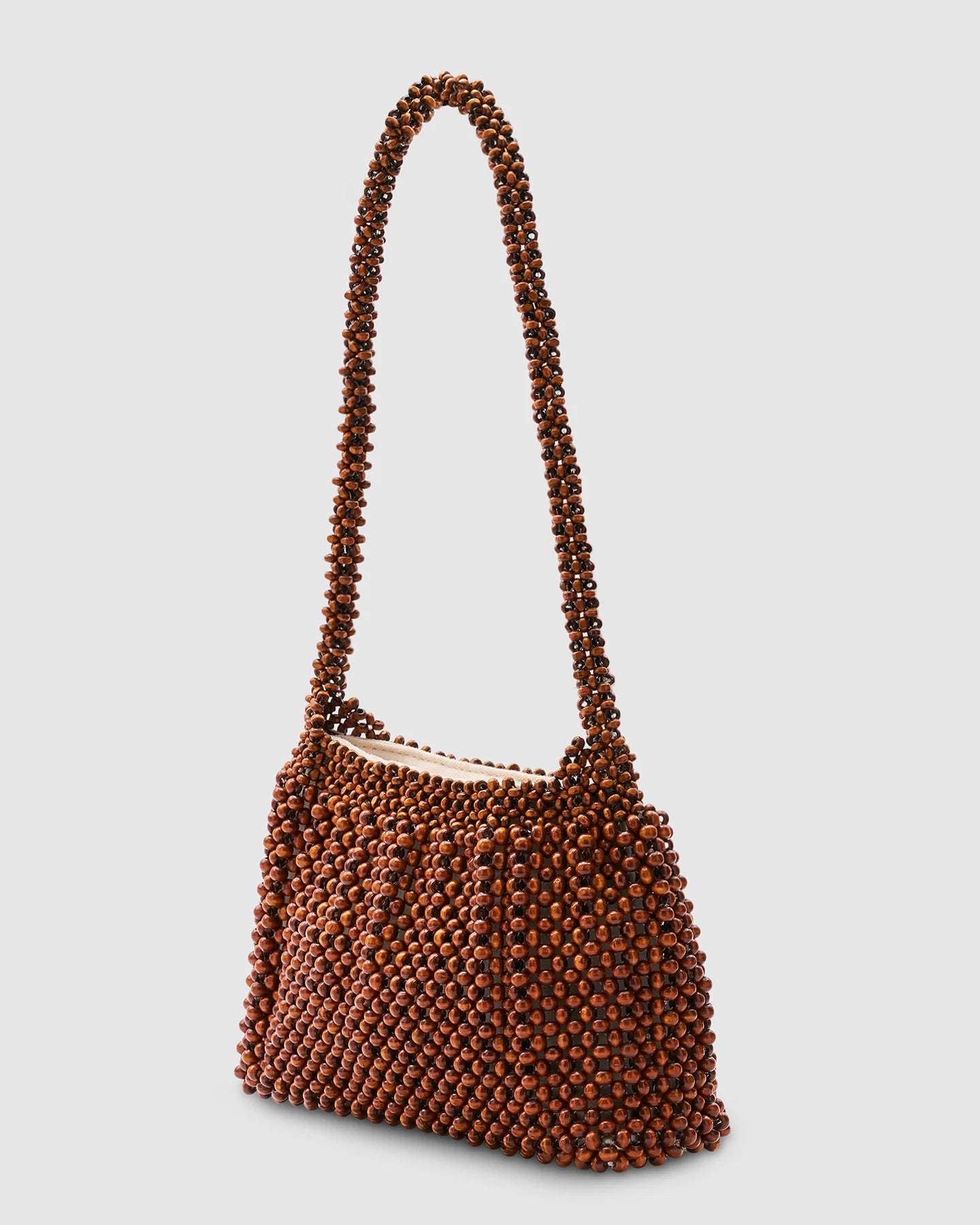 Madera Bead Bag Brown