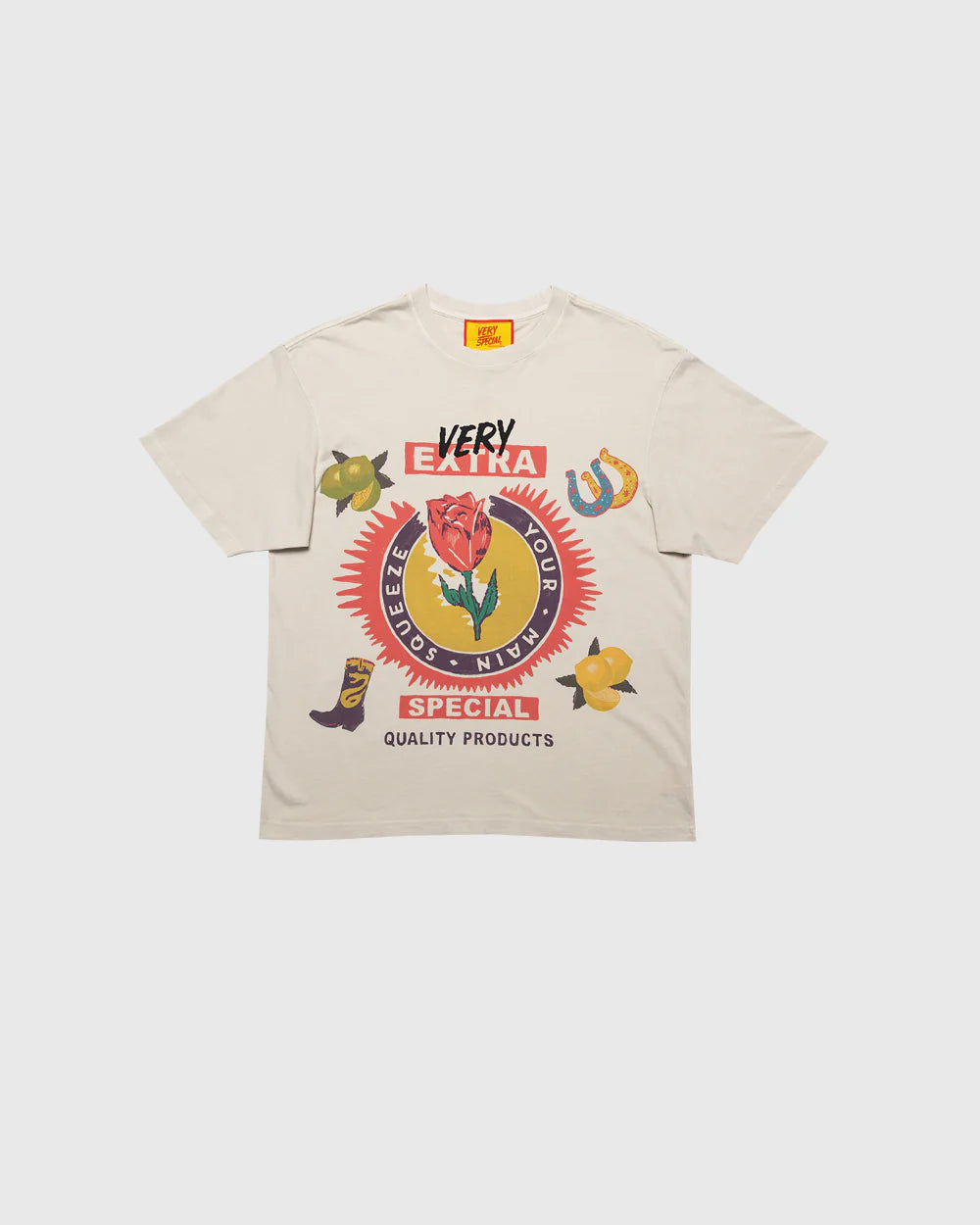 Vintage Main Squeeze Tee White