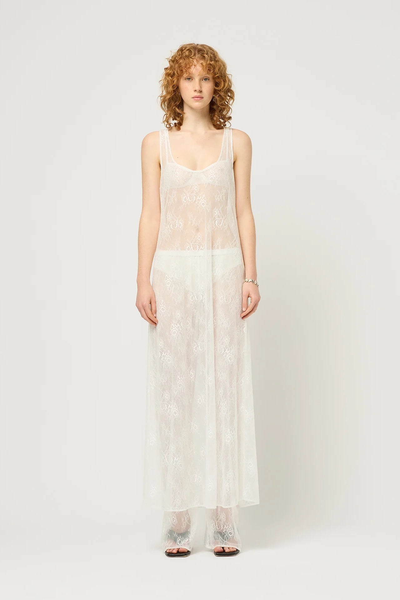 Scoop Neck Maxi Ivory