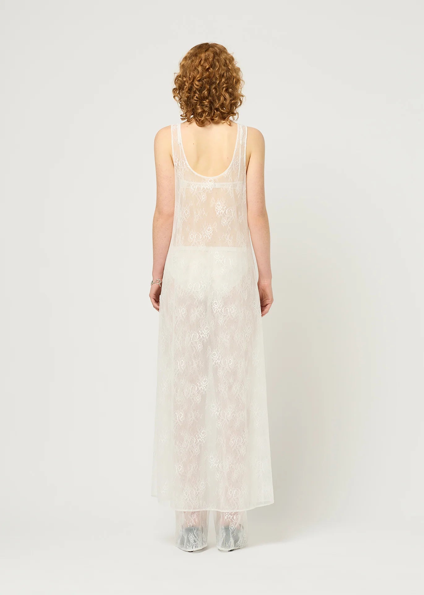 Scoop Neck Maxi Ivory
