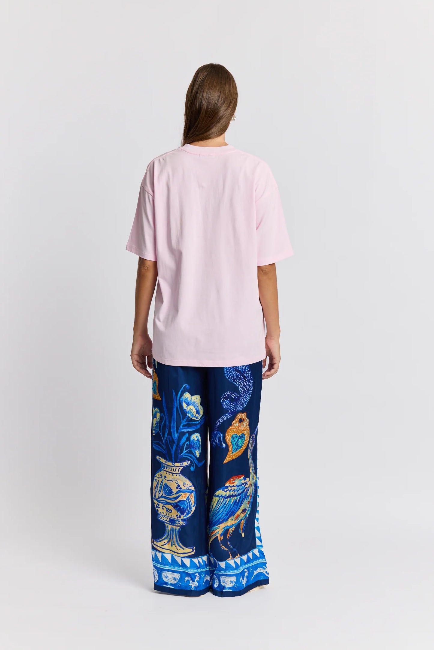 Bonjour La Mer Oversize Tee Baby Pink