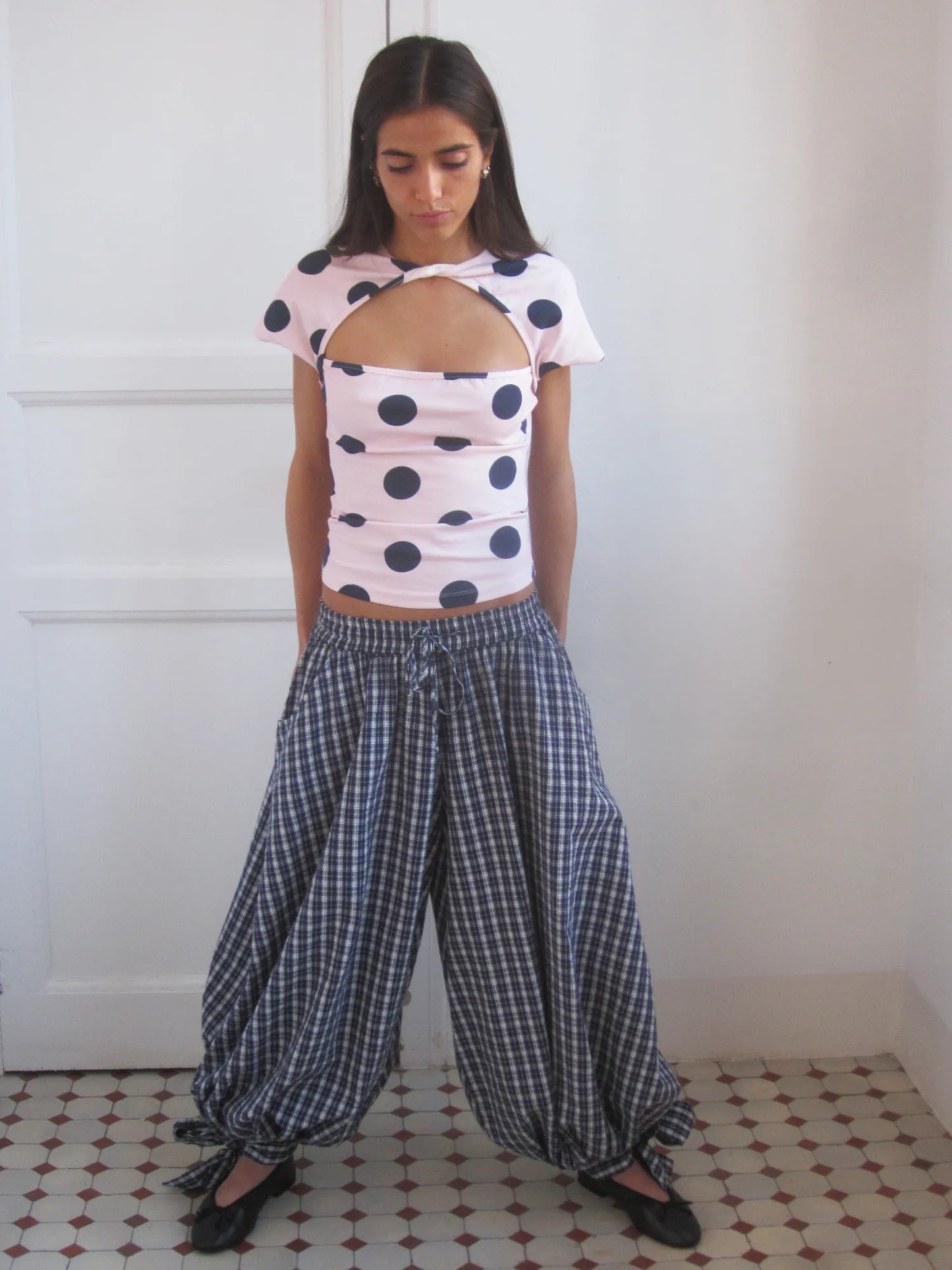 Lotus Polka Dots Top