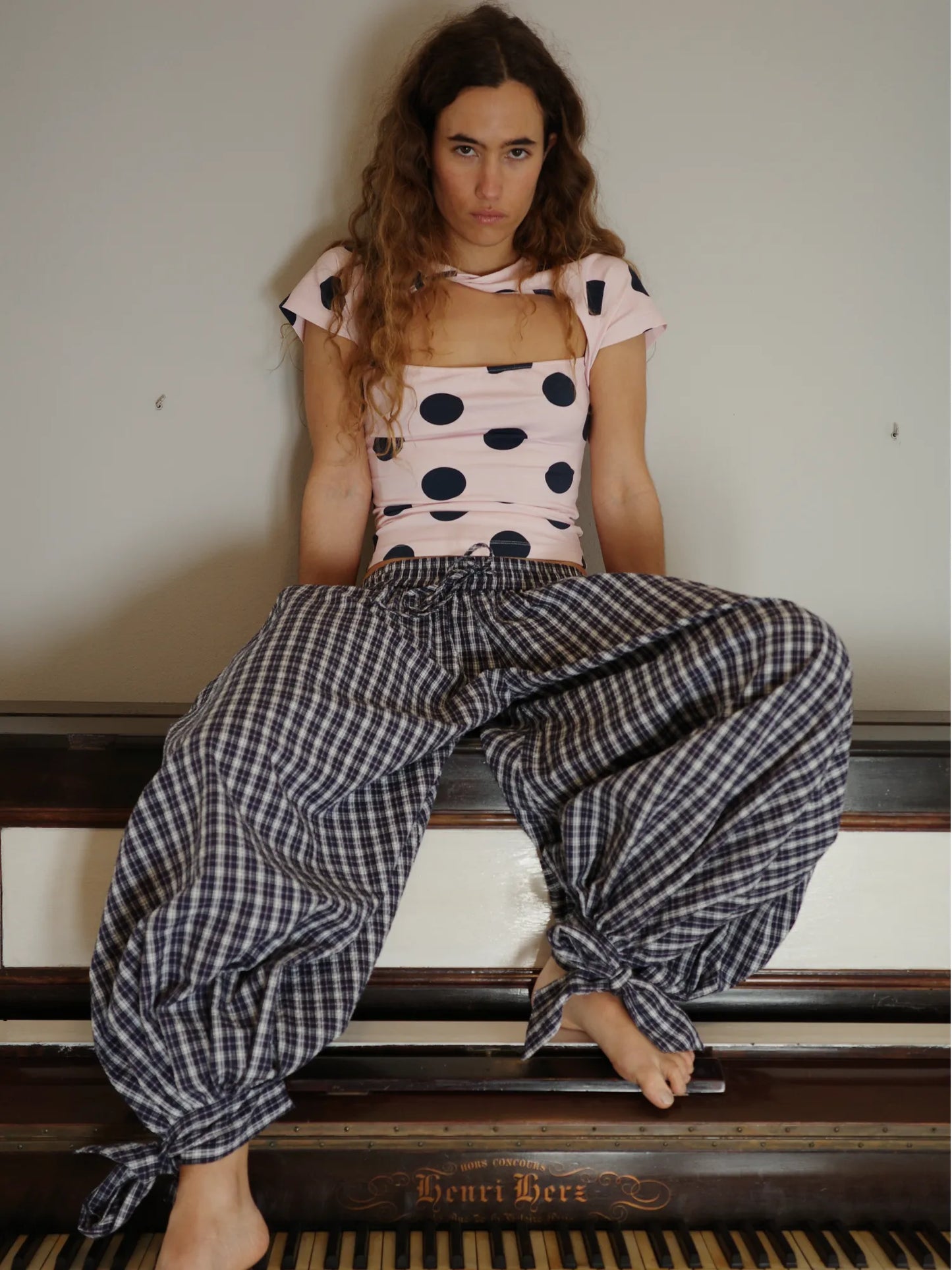 Lotus Polka Dots Top