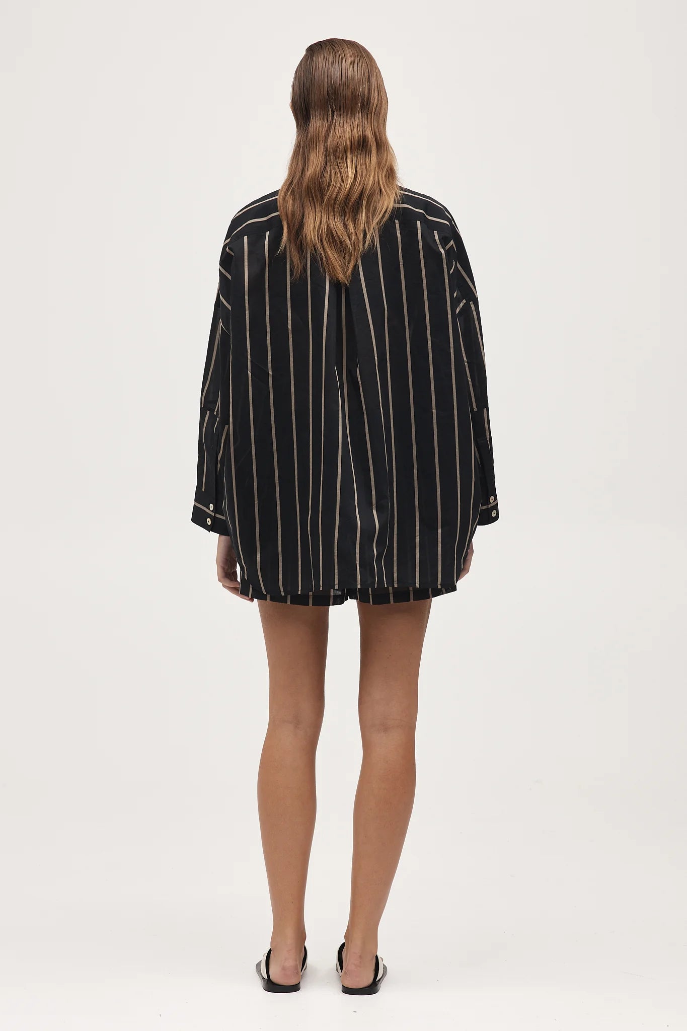 Edie Shirt Black Stripe