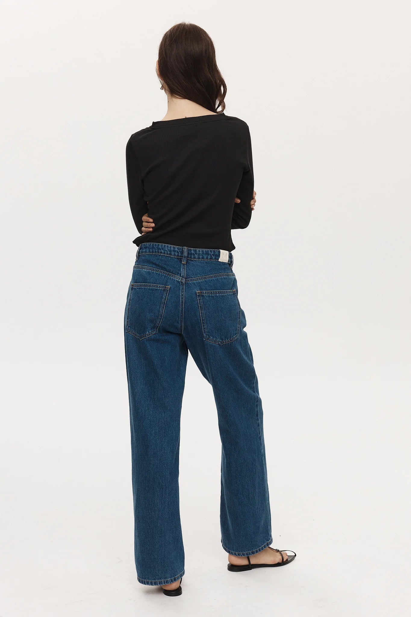 Wide Leg Jeans Heritage Blue