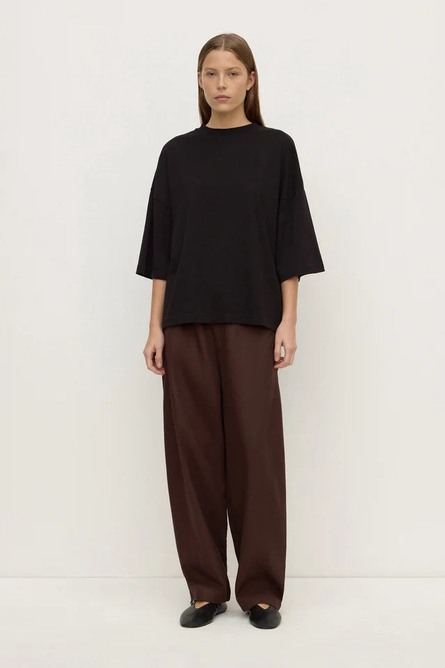 Assembly Label Max Cotton Oversized Tee Black