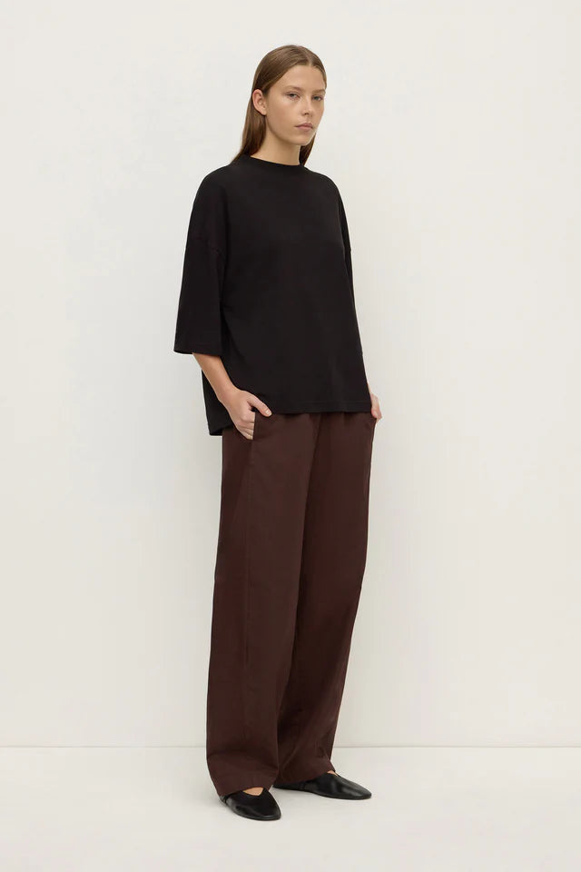 Assembly Label Max Cotton Oversized Tee Black