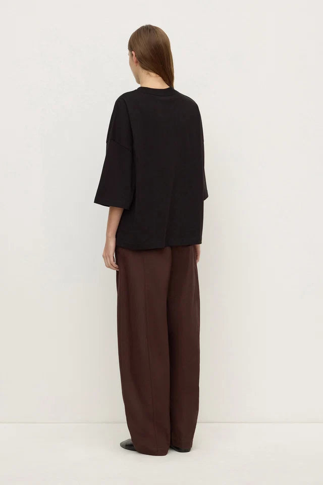 Assembly Label Max Cotton Oversized Tee Black