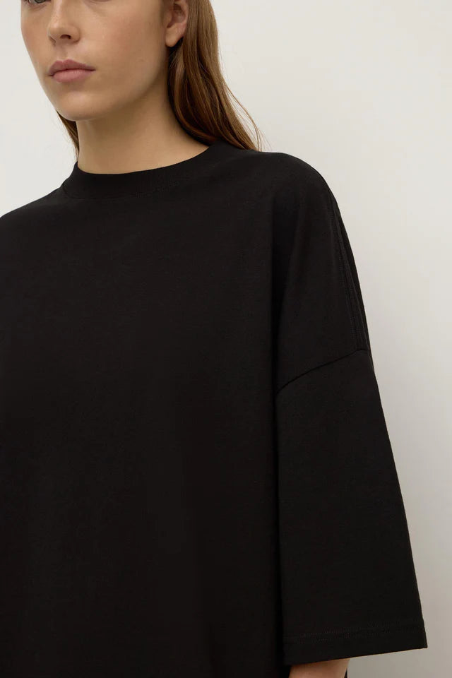 Assembly Label Max Cotton Oversized Tee Black