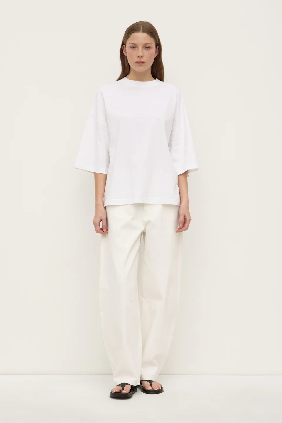 Assembly label Max Cotton Oversized Tee White
