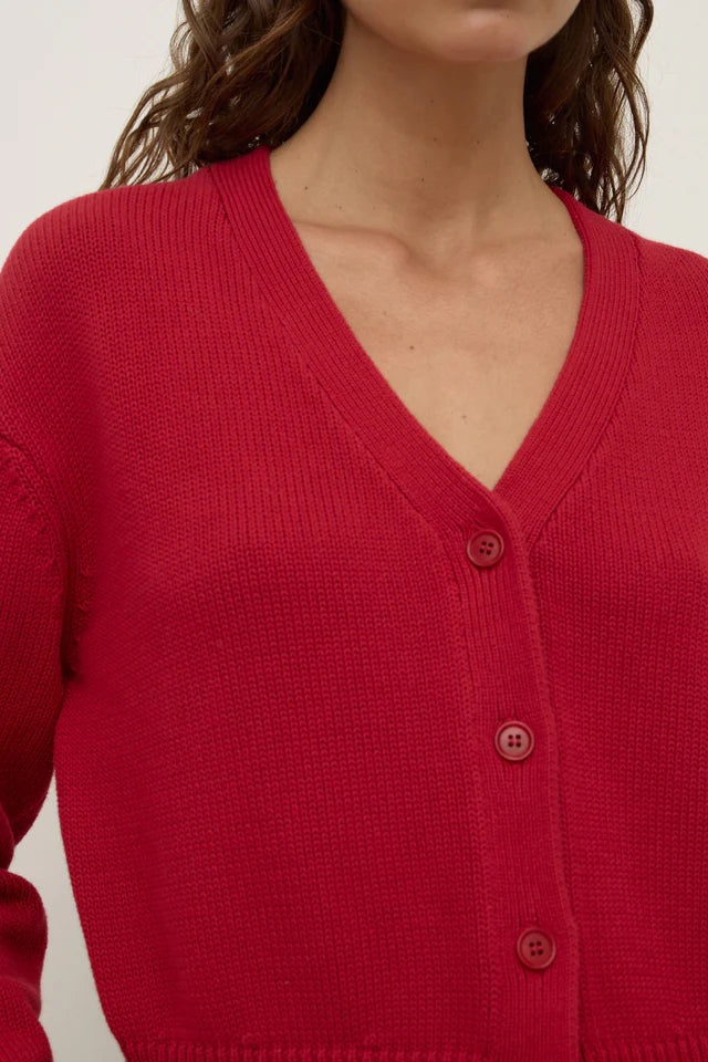 Meri Knit Cardigan Mulberry