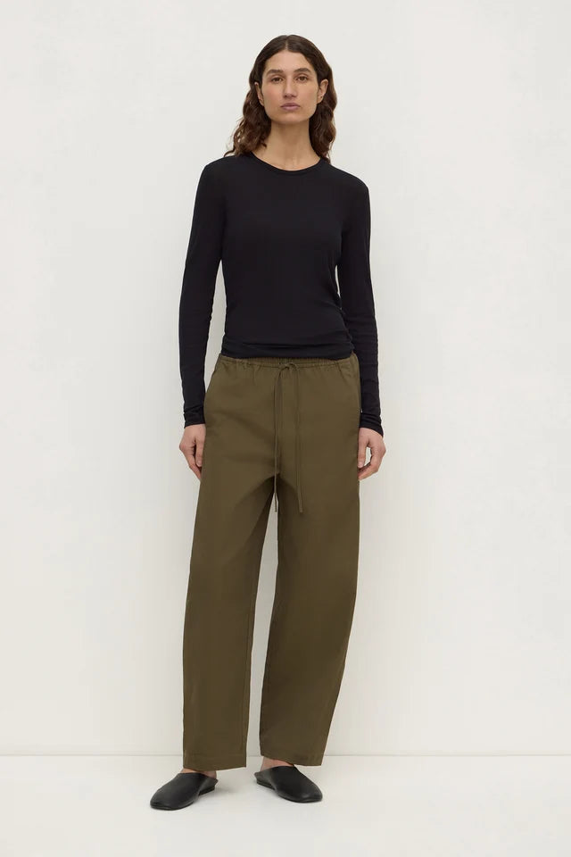 Assembly Label Mika Cotton Long Sleeve Tee Black