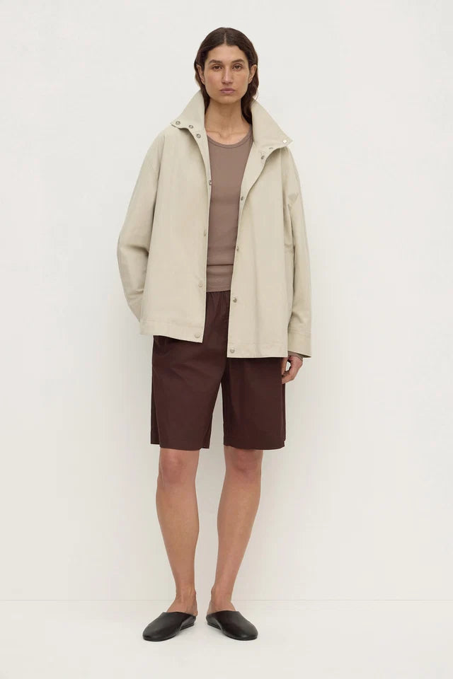 Assembly Label Mika Cotton Long Sleeve Tee Dark Sand