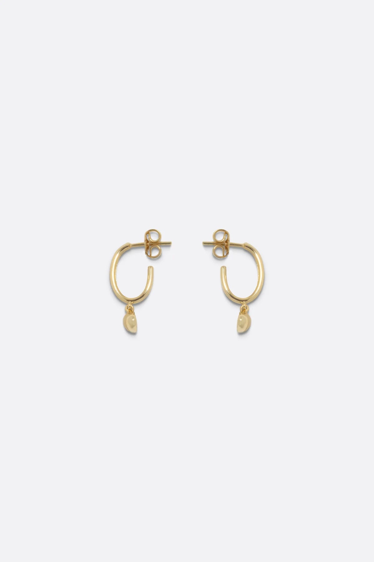 Mini Drop Hoops Gold