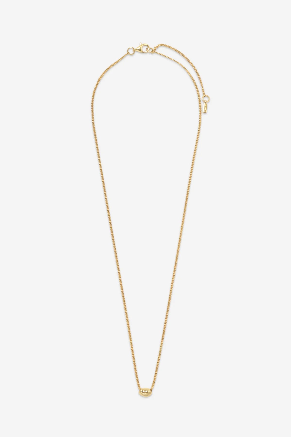 Nina Gordon Mini Gemstone Drop Necklace Gold