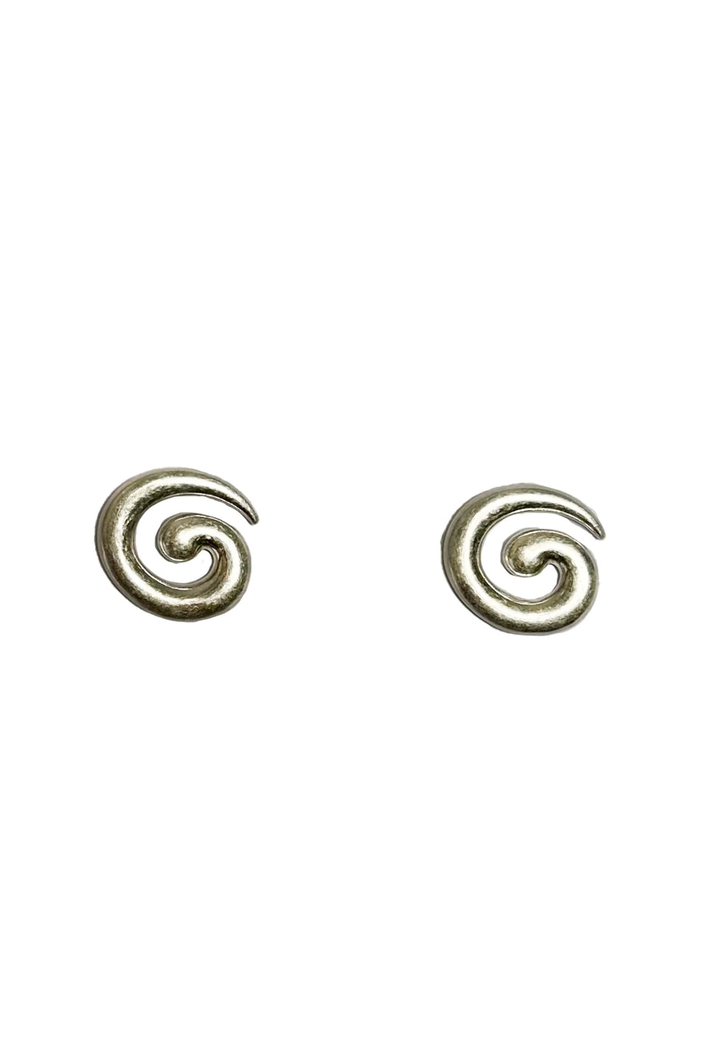 Mini Swirl Earrings Silver
