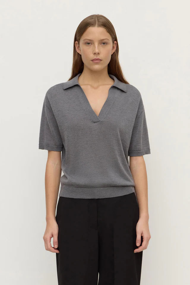 Assembly Label Mira Polo Dark Grey Marle