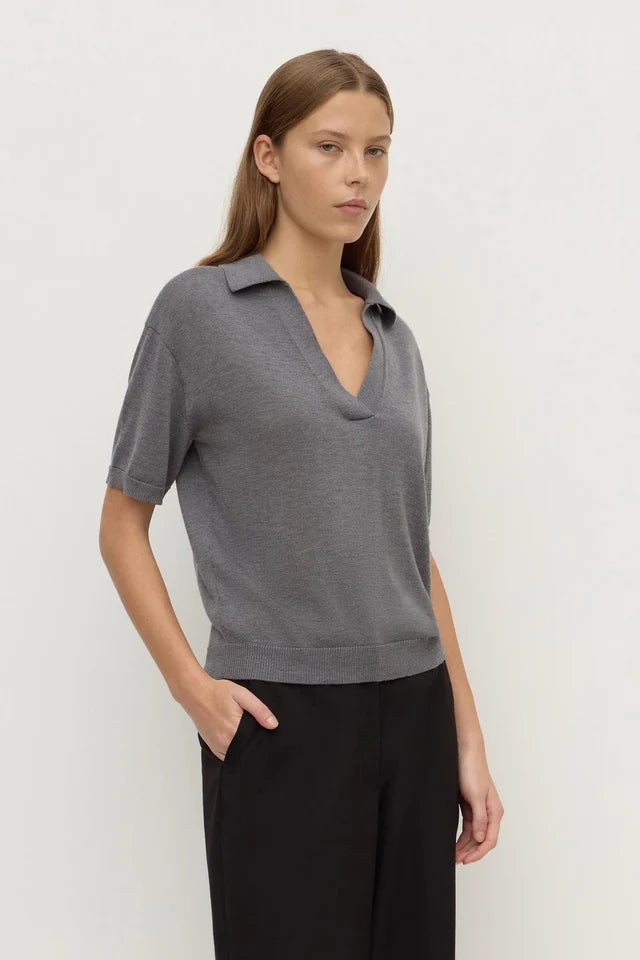 Assembly Label Mira Polo Dark Grey Marle