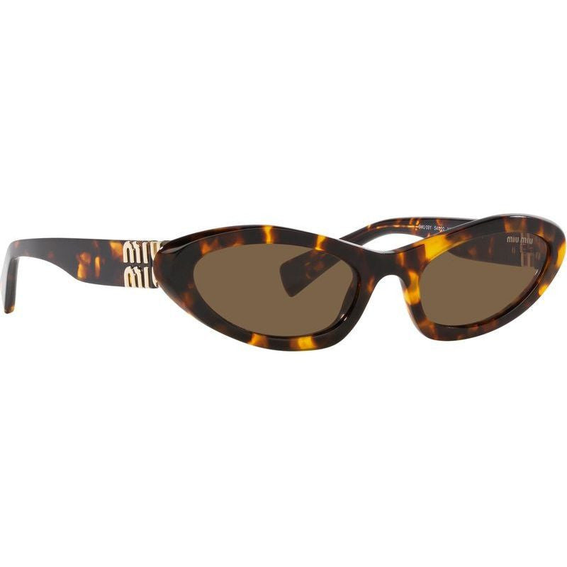 Miu Miu Oval Sunglasses Havana 0MU 09YS