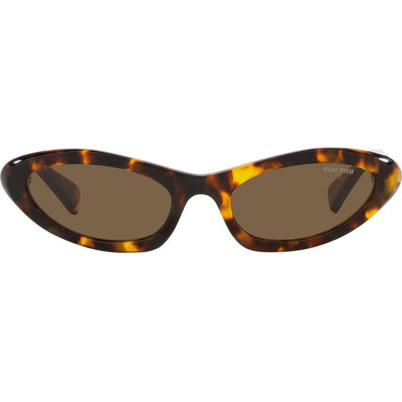 Miu Miu Oval Sunglasses Havana 0MU 09YS