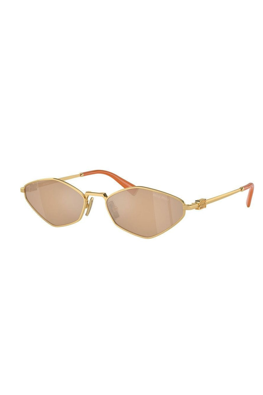 Miu Miu Sunglasses Gold Orange 0MU 56ZS