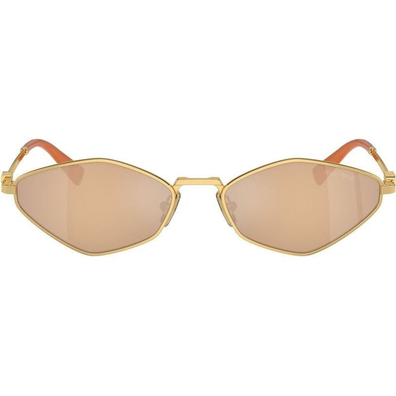 Miu Miu Sunglasses Gold Orange 0MU 56ZS