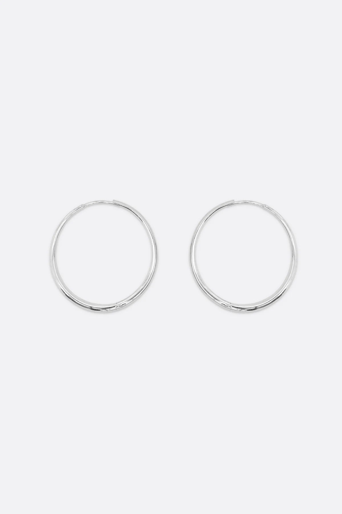 Nina Gordon Momento Large Hoops Sterling Silver