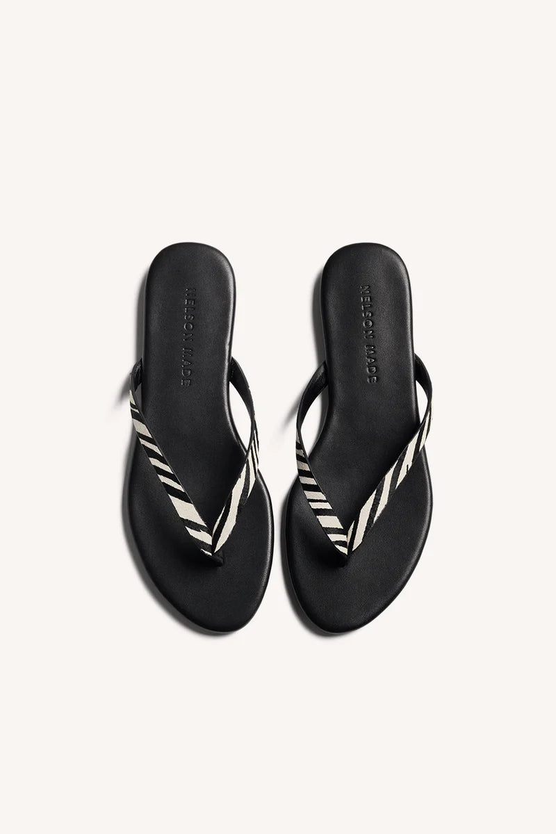 Nelson Made Sonni Sandal Zebra