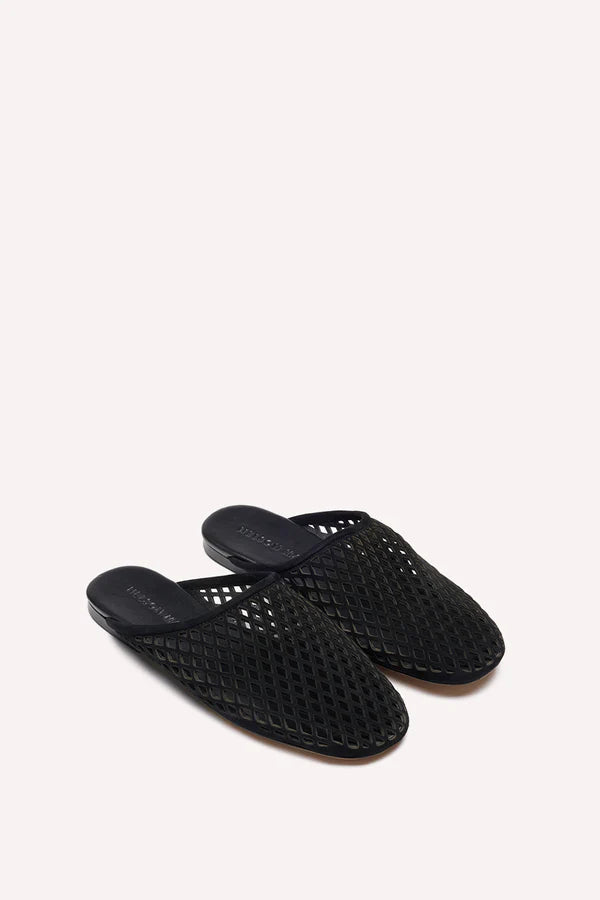 Jade Flat Black Suede