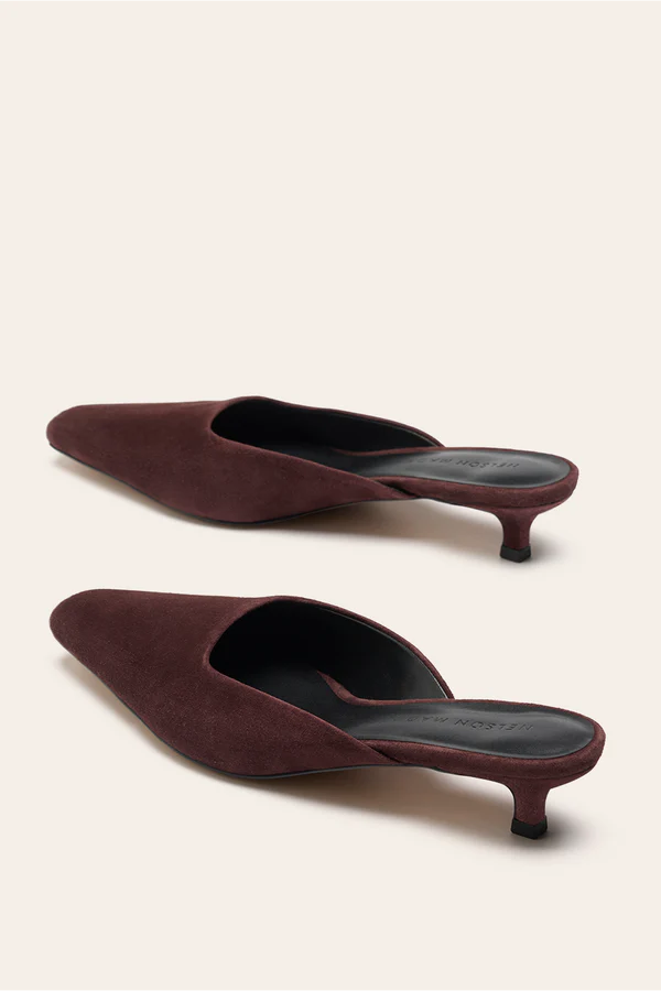 Mimi Mule Tiramisu Suede