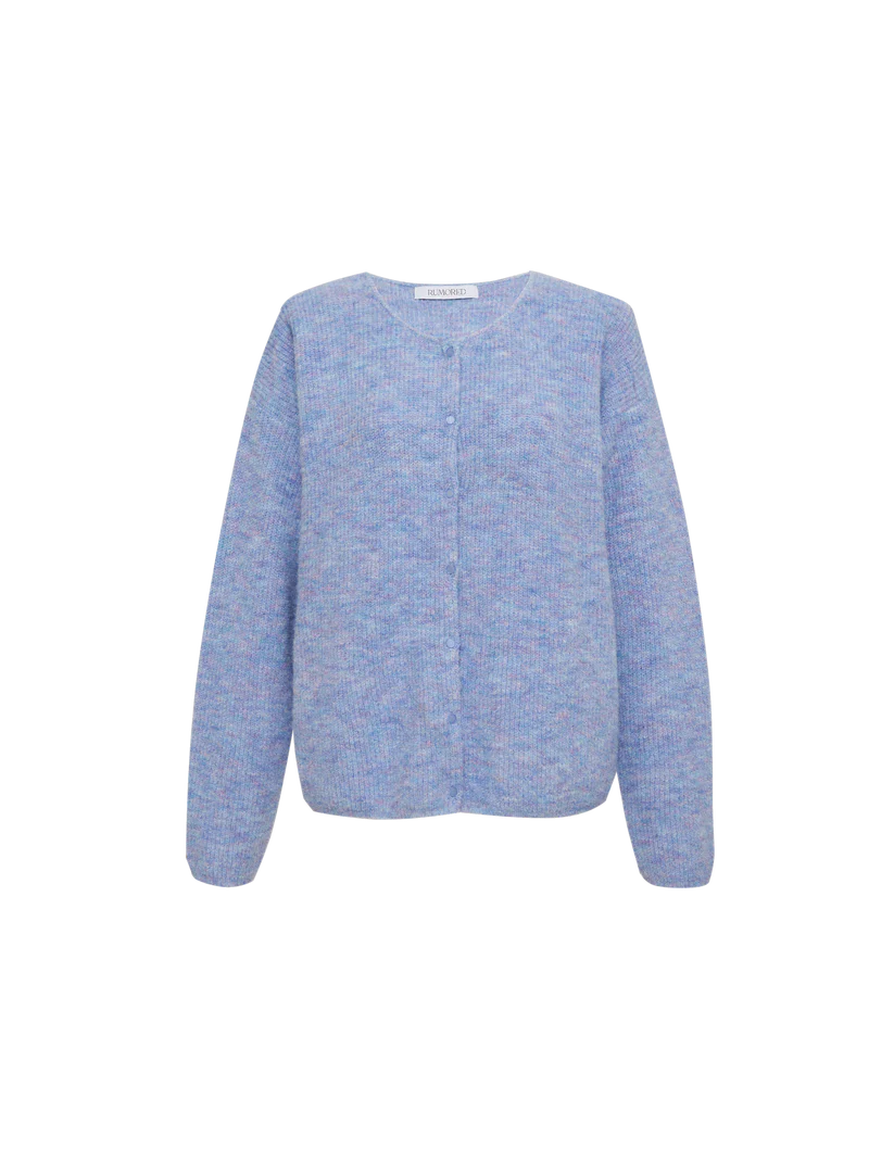 Newport Cardigan Blue Heather