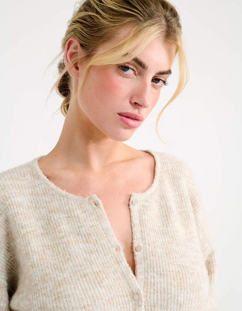 Newport Cardigan Oatmeal Heather