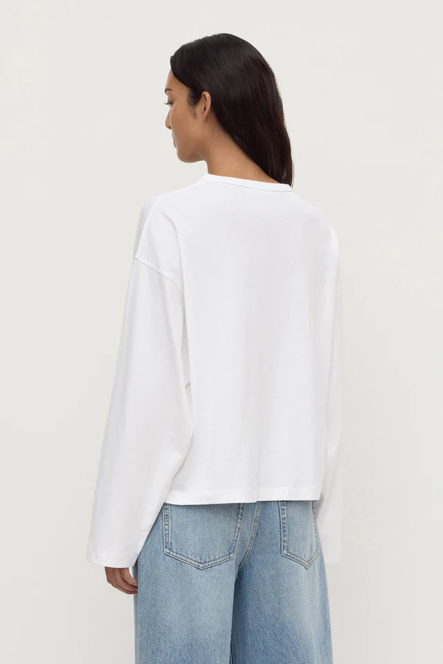 Nikita Wide Sleeve Tee White