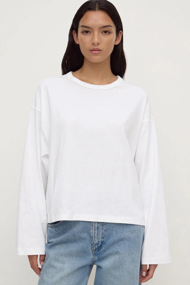 Nikita Wide Sleeve Tee White