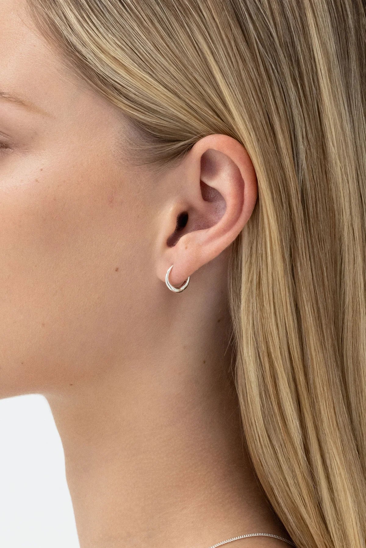 Nina Gordon Momento Baby Hoops Sterling Silver