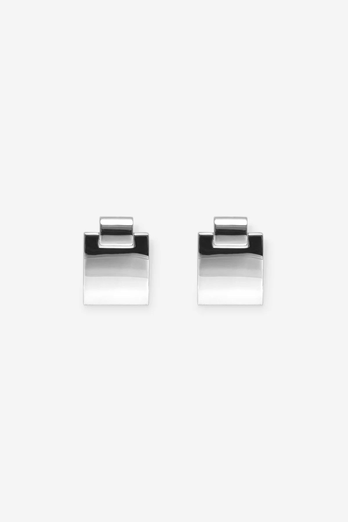 Nina Gordon Square Mini Doorknockers Silver