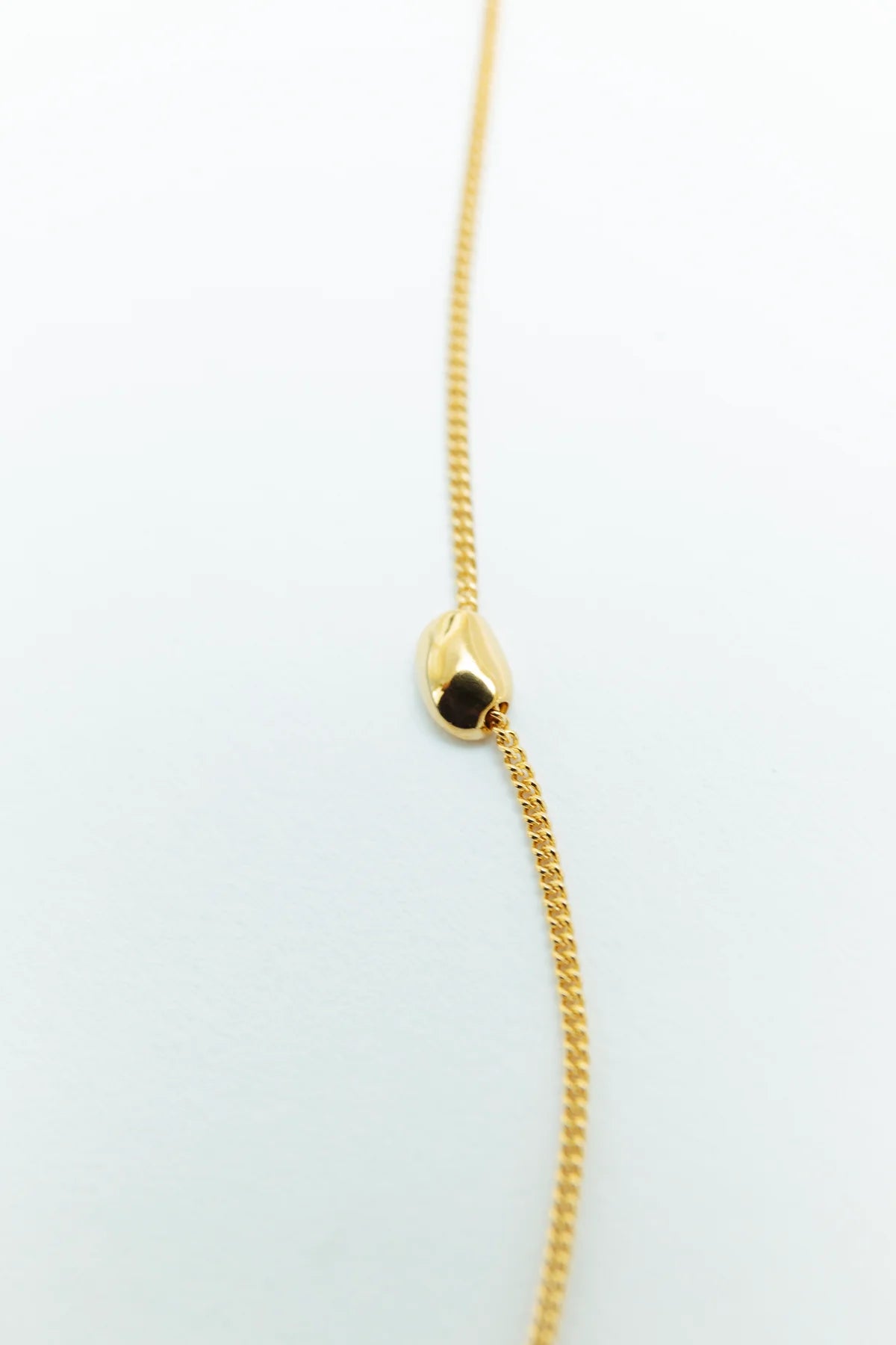 Nina Gordon Mini Gemstone Drop Necklace Gold