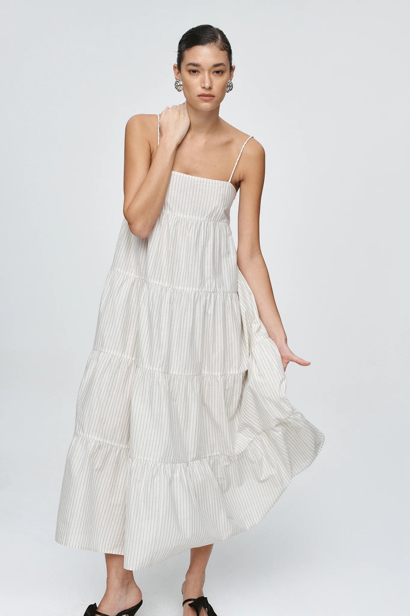 Ophelia Dress Pinstripe