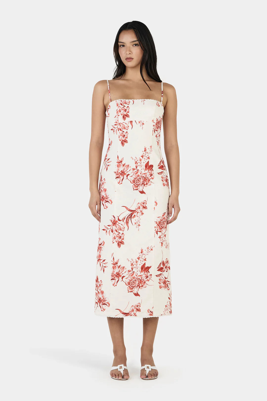 Ophelia Midi Dress Holiday Floral