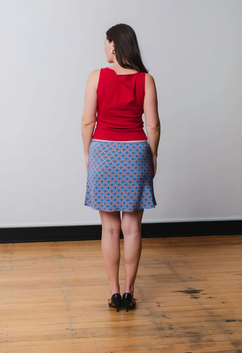 Olga Joan Bateau Tank Rossa