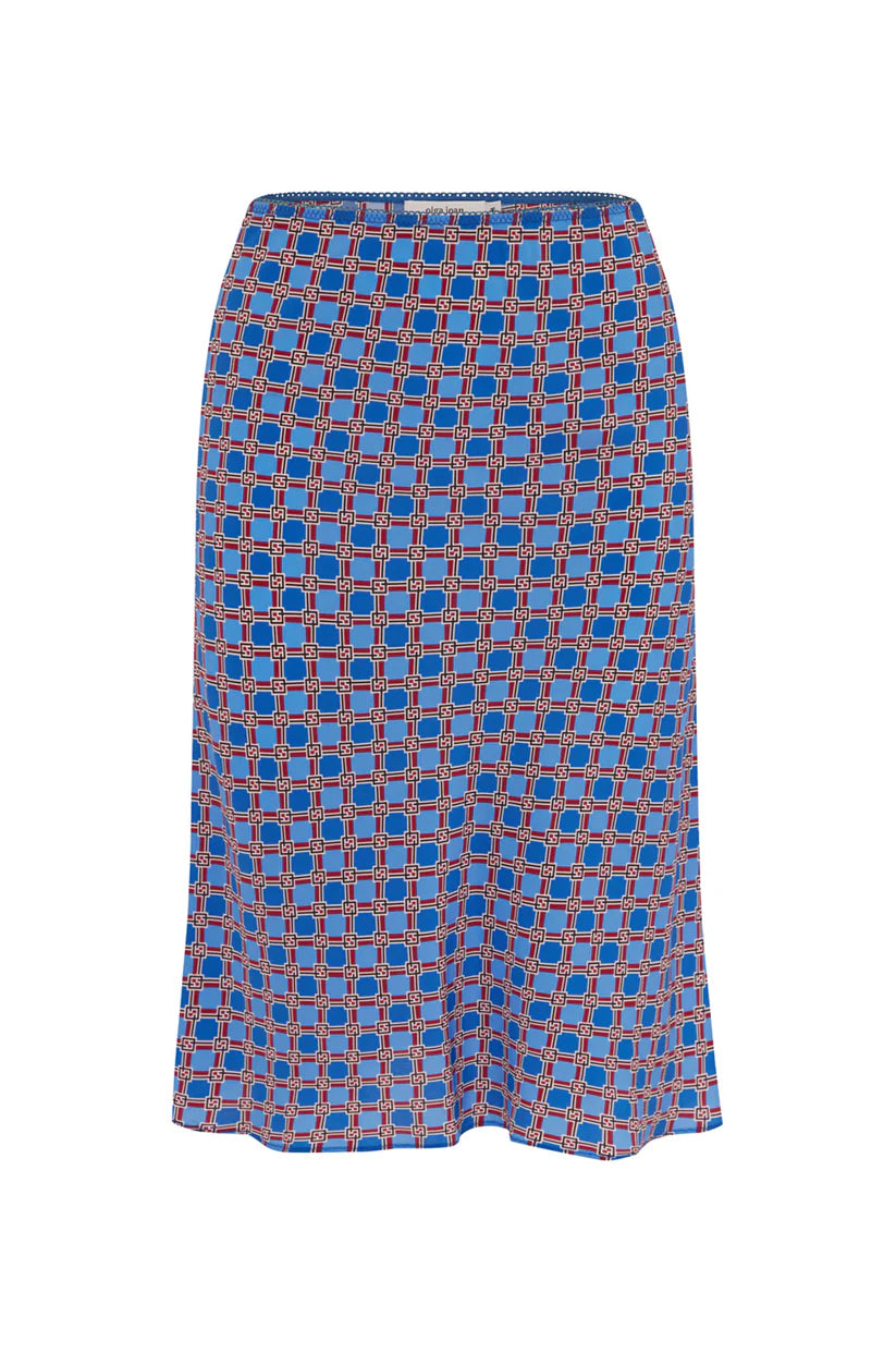 olga joan brown dress Olga Joan Plunge bias dress - BROWN