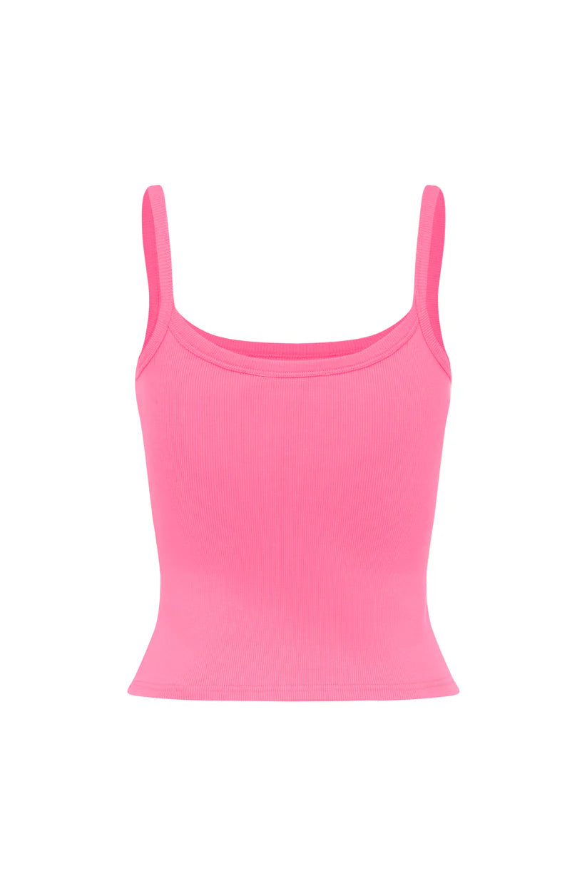 Ribbed Singlet Rosa Rosa
