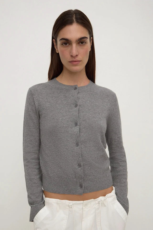 Assembly Label Orina Cotton Cashmere Cardigan Dark