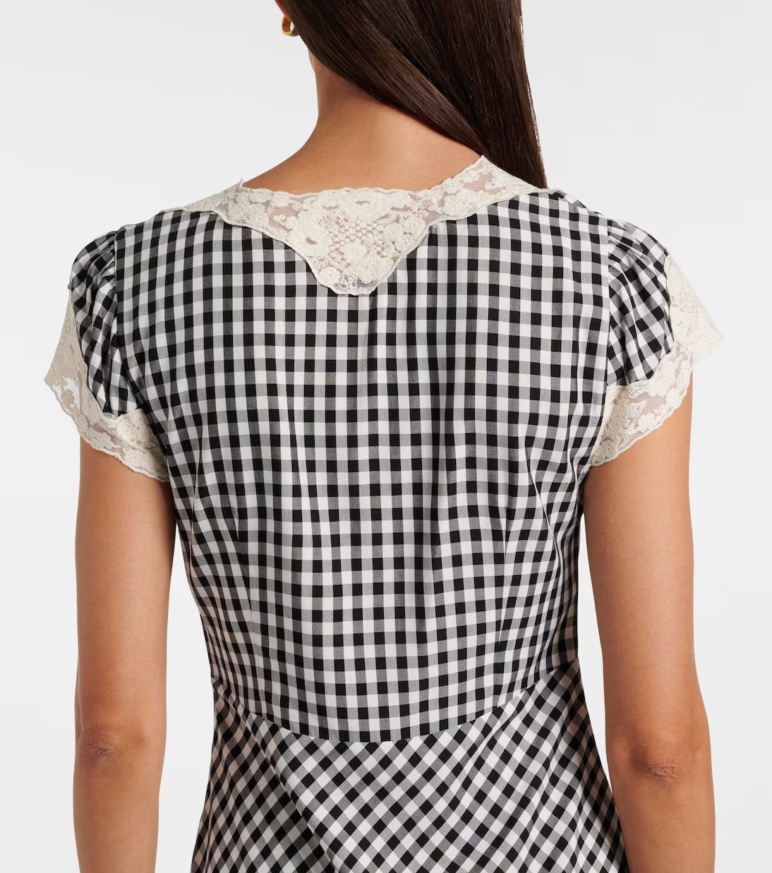 Amari Dress Beth Check Black