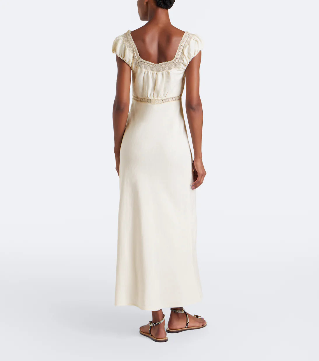 Rixo Maeva Dress Cream