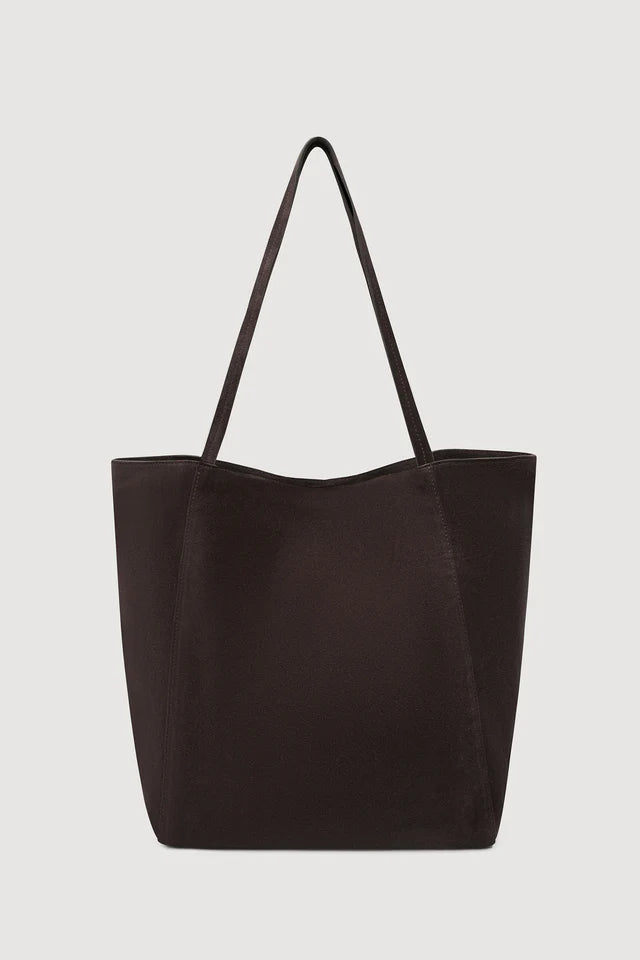 Paige Suede Tote Bag Ganache