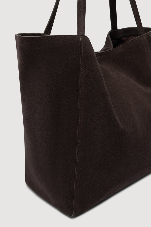 Paige Suede Tote Bag Ganache